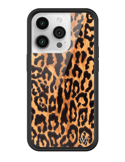 Wildflower Leopard Love iPhone 14 Pro Case