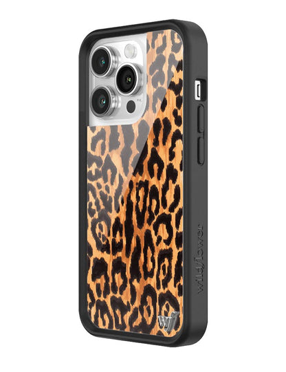 Wildflower Leopard Love iPhone 14 Pro Case