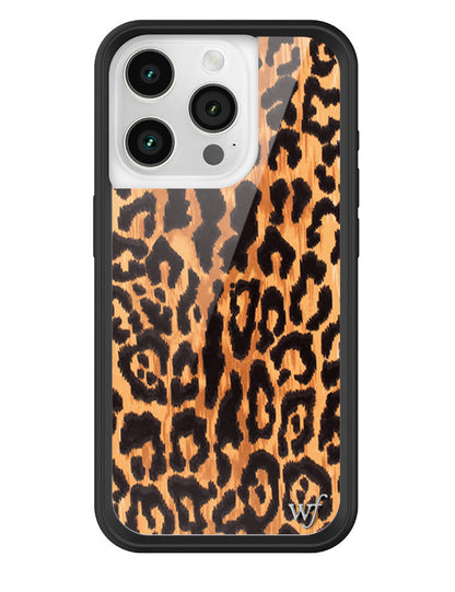 Wildflower Leopard Love iPhone 15 Pro Case