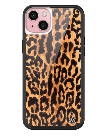 Wildflower Leopard Love iPhone 15 Plus Case