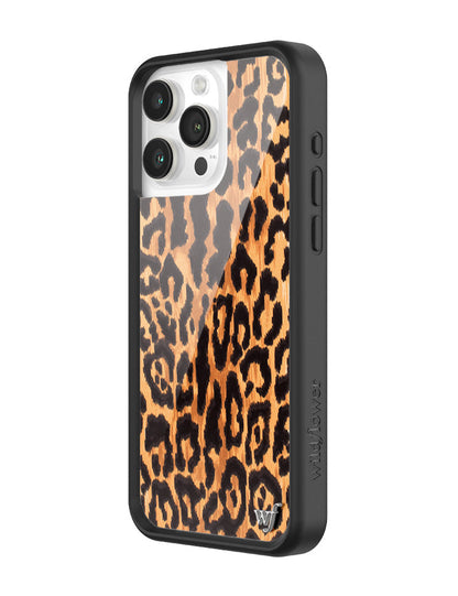 Wildflower Leopard Love iPhone 15 Pro Max Case