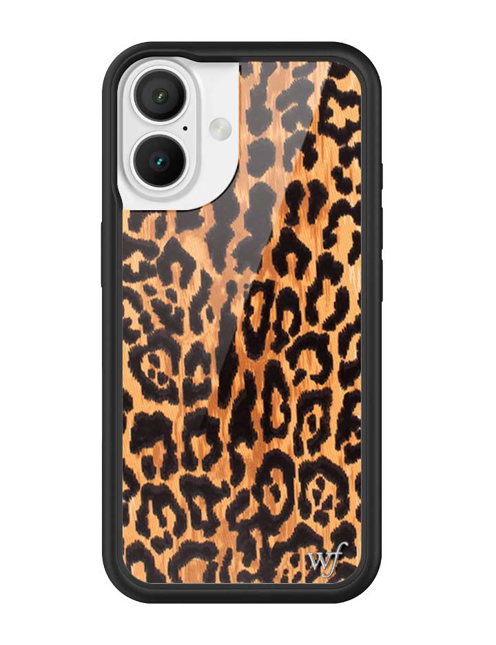 Wildflower Leopard Love iPhone 16 Case