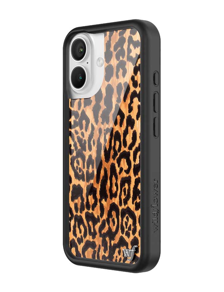 Wildflower Leopard Love iPhone 16 Case