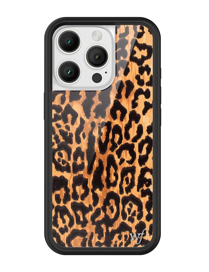 Wildflower Leopard Love iPhone 16 Pro Case