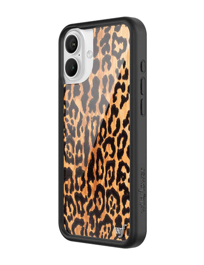 Wildflower Leopard Love iPhone 16 Plus Case