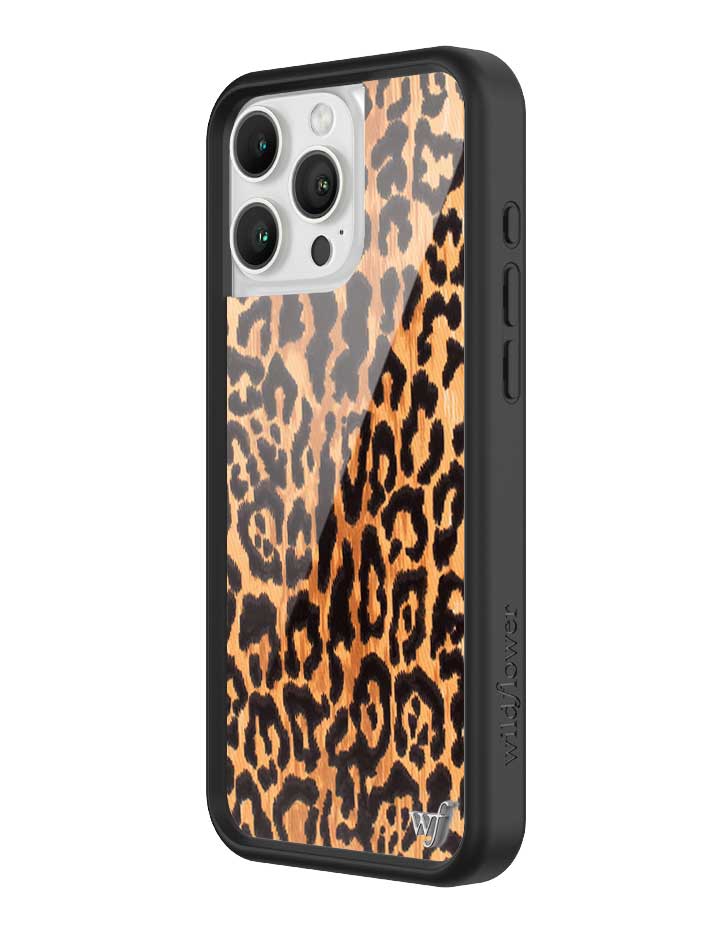 Wildflower Leopard Love iPhone 16 Pro Max Case