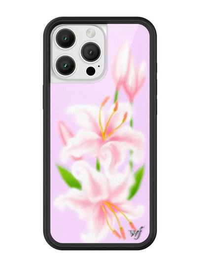 Wildflower iPhone case 16 Pro Max Sweet Lily Lilac Cute