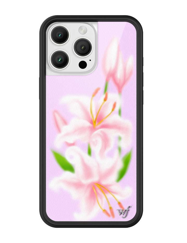 Wildflower iPhone case 16 Pro Max Sweet Lily Lilac Cute