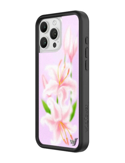 Wildflower iPhone case 16 Pro Max Sweet Lily Lilac Cute