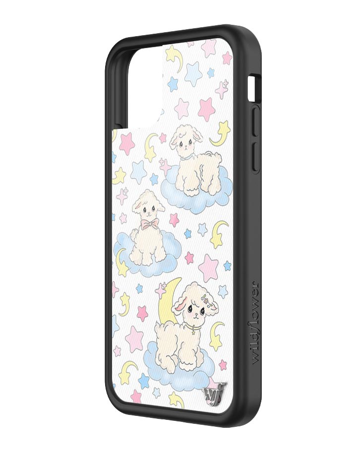 Wildflower Lullaby Lambs iPhone 11 Case