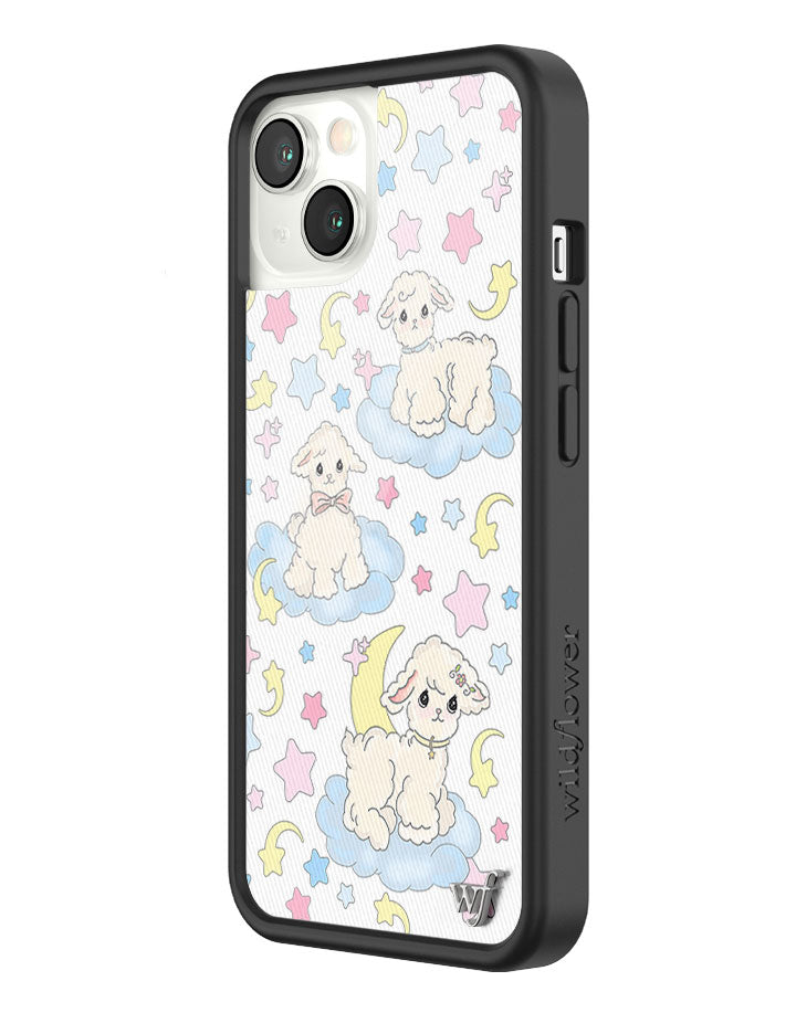 Wildflower Lullaby Lambs iPhone 13 Case