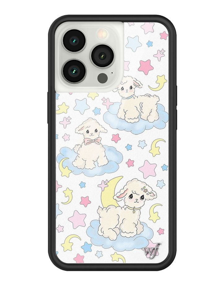 Wildflower Lullaby Lambs iPhone 13 Pro Case