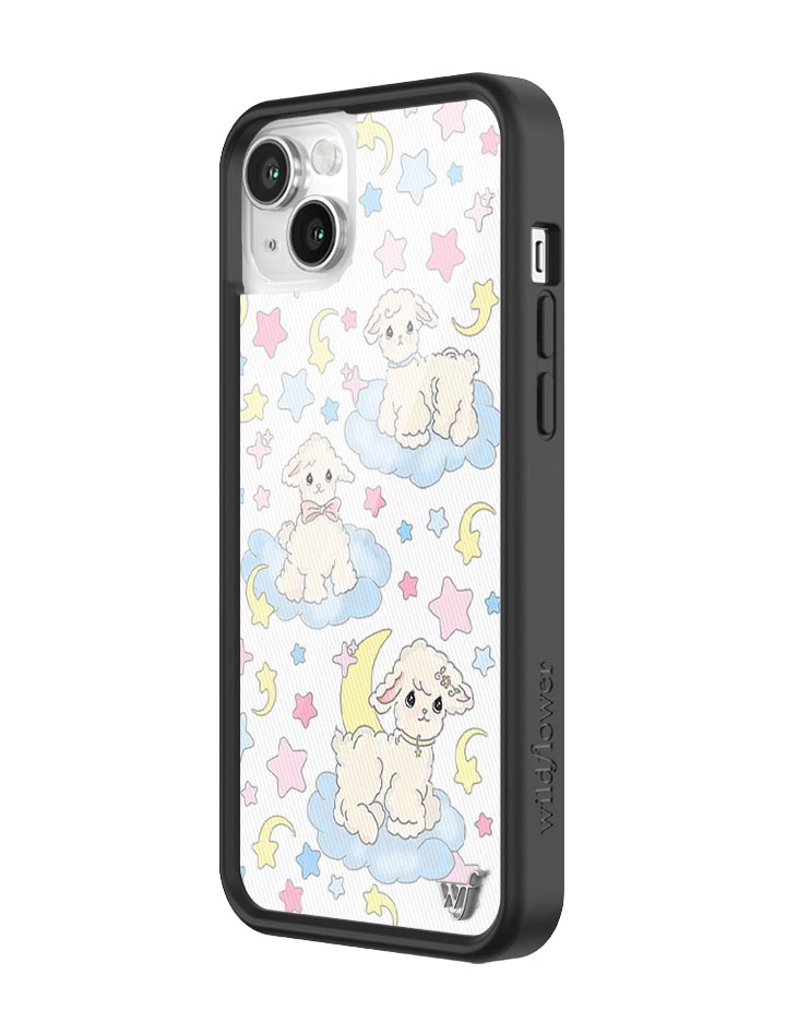 Wildflower Lullaby Lambs iPhone 14 Case