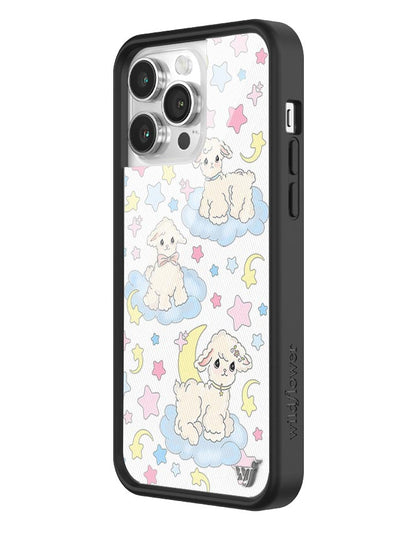 Wildflower Lullaby Lambs iPhone 14 Pro Max Case