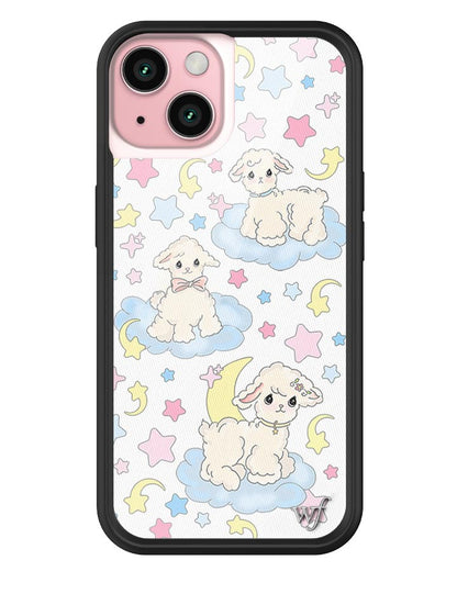 Wildflower Lullaby Lambs iPhone 15 Case