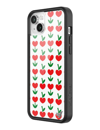 Wildflower iPhone case 14 Plus Love Blooms Hearts Cute