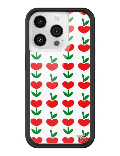 Wildflower iPhone case 15 Pro Love Blooms Hearts Cute