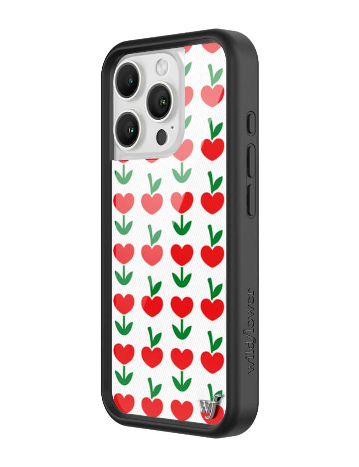 Wildflower iPhone case 16 Pro Love Blooms Hearts Cute