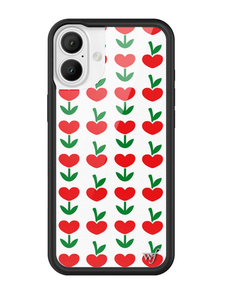 Wildflower iPhone case 16 Plus Love Blooms Hearts Cute