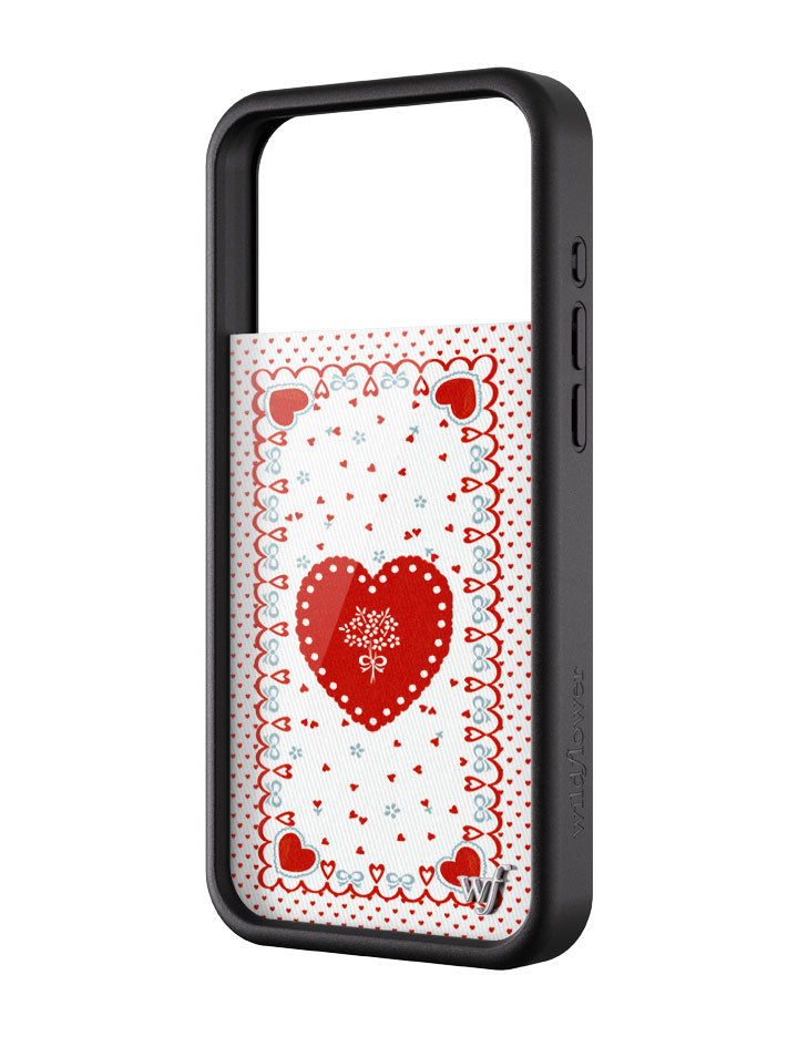Wildflower iPhone case 17 Pro Max Lovers Lane Red Cute