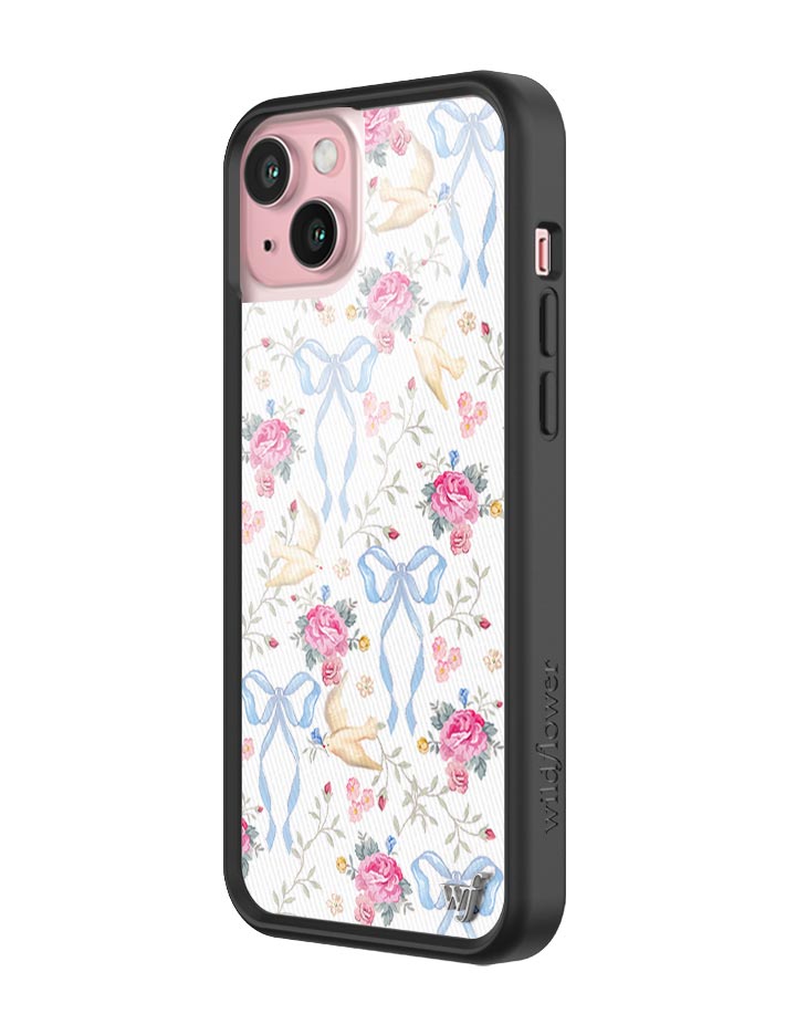 Wildflower Lovey Dovey iPhone 15 Plus Case