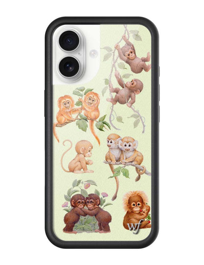Wildflower iPhone case 17 Monkey Biz Brown Cute