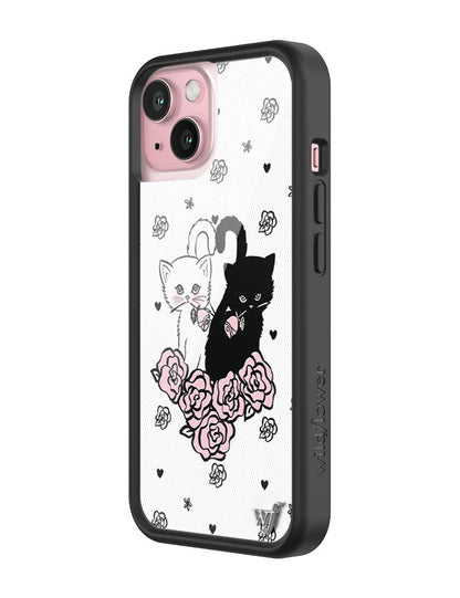 Wildflower Kittens iPhone 15 Case