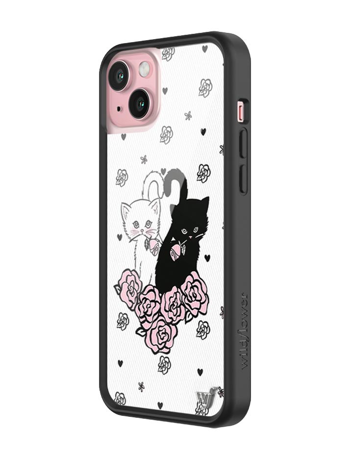 Wildflower Kittens iPhone 15 Plus Case