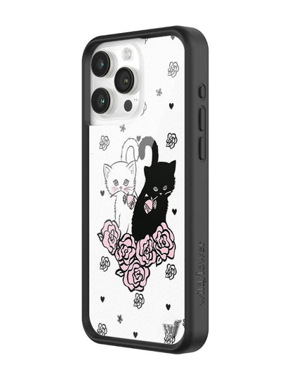 Wildflower Kittens iPhone 15 Pro Max Case