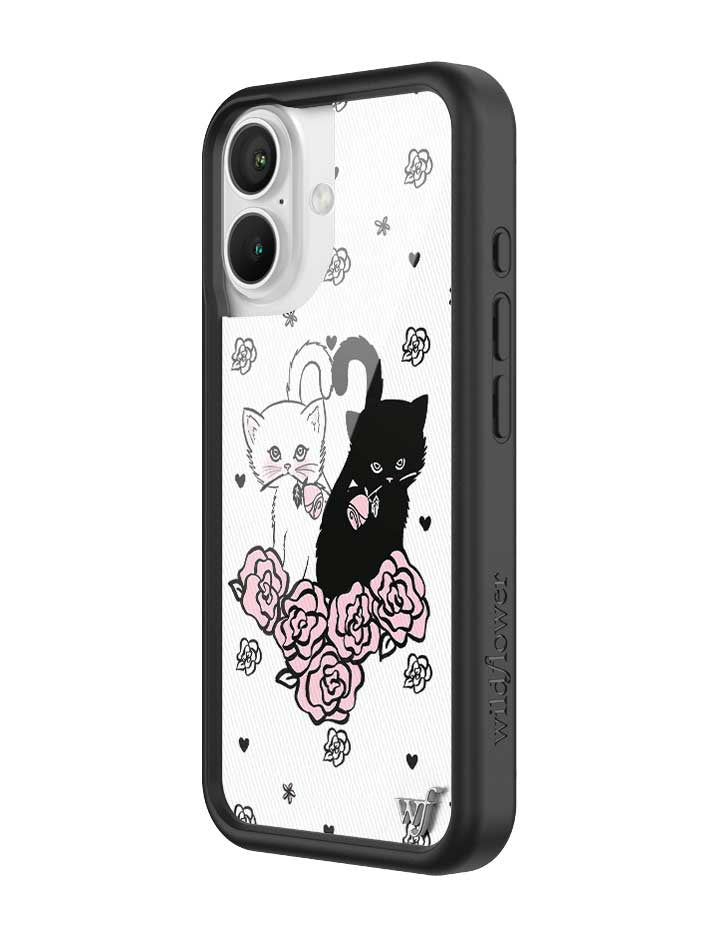 Wildflower Kittens iPhone 16 Case