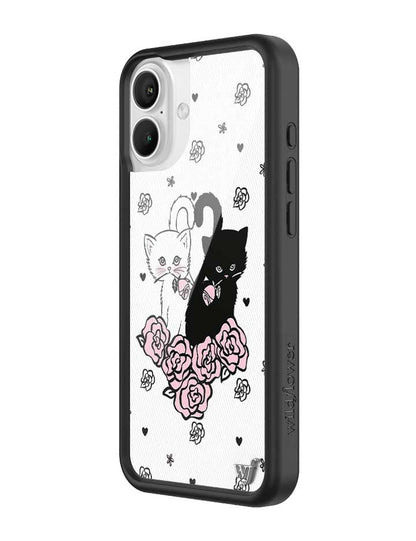 Wildflower Kittens iPhone 16 Plus Case