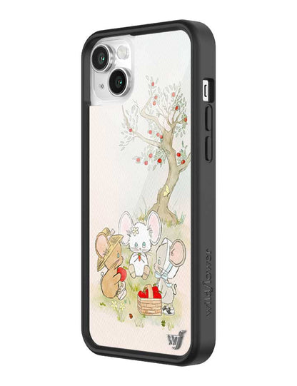 Wildflower iPhone case 14 Plus Mice Friends Animals Cute