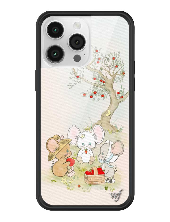 Wildflower iPhone case 14 Pro Max Mice Friends Animals Cute