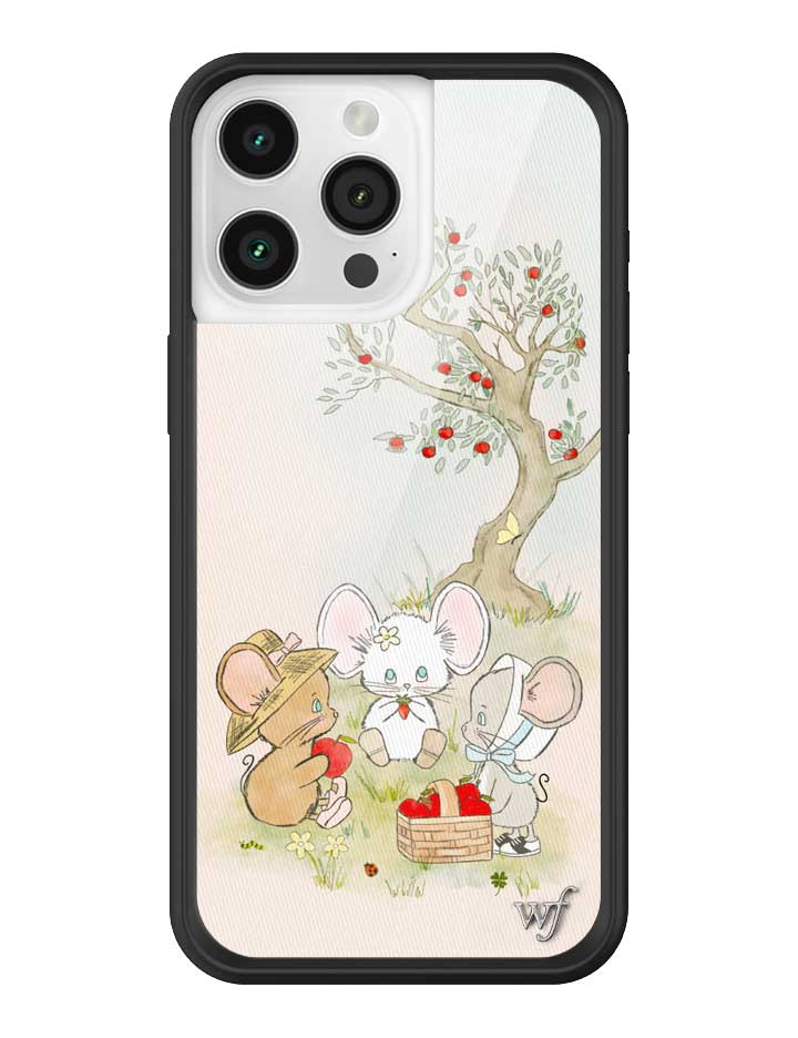 Wildflower iPhone case 15 Pro Max Mice Friends Animals Cute