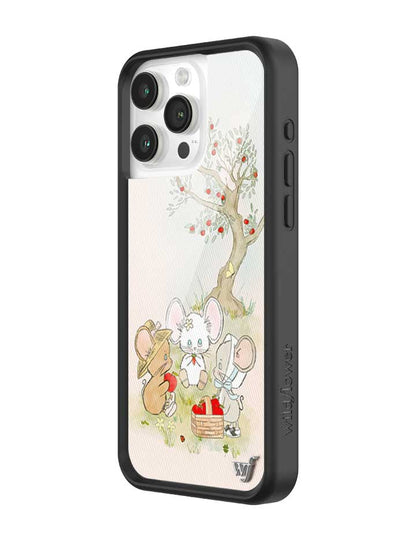 Wildflower iPhone case 15 Pro Max Mice Friends Animals Cute