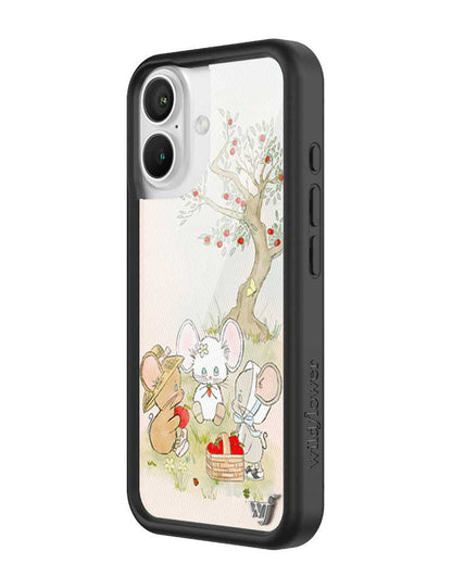 Wildflower iPhone case 16 Mice Friends Animals Cute