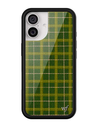 Wildflower iPhone case 17 Olivia Neill Plaid Green Cute