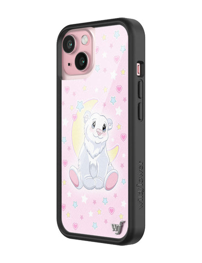 Wildflower Polar Bear Princess iPhone 15 Case