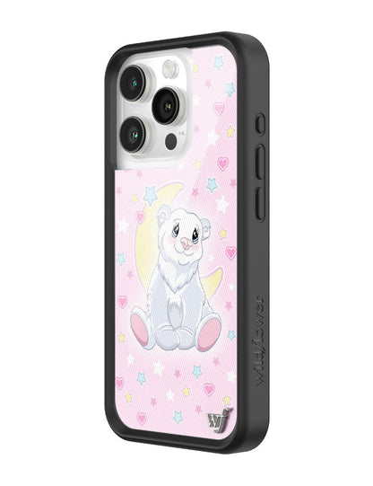 Wildflower Polar Bear Princess iPhone 15 Pro Case