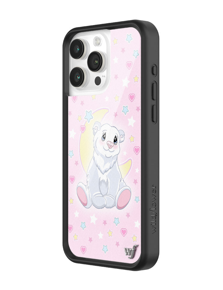 Wildflower Polar Bear Princess iPhone 15 Pro Max Case