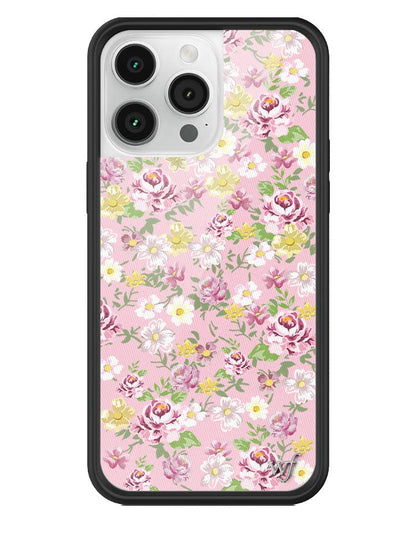 wildflower daisy lynn floral iphone 14 pro max case