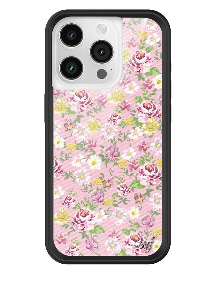 wildflower daisy lynn floral iphone 15 pro case