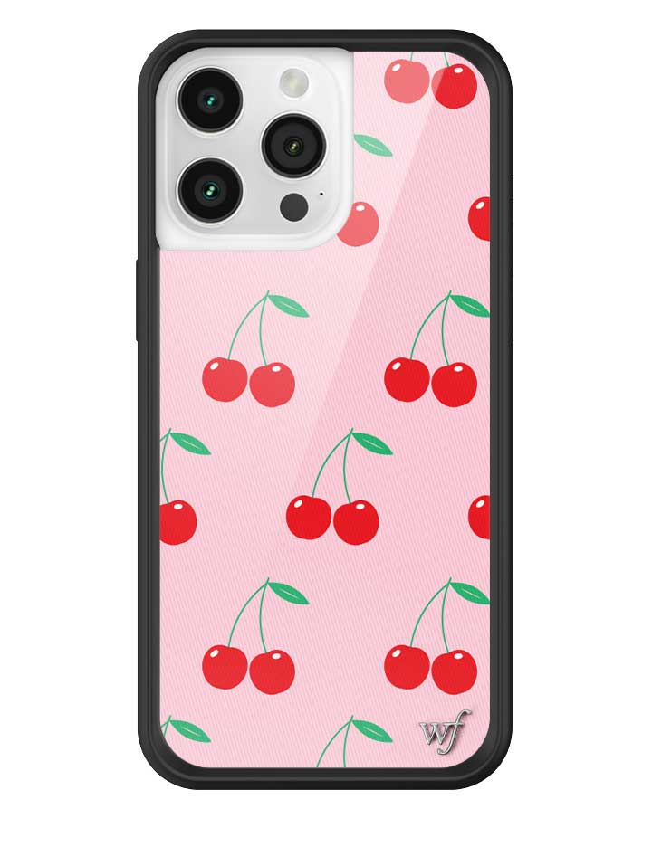 Wildflower Pink Cherries iPhone 15 Pro Max Case