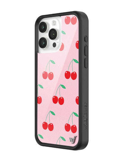 Wildflower Pink Cherries iPhone 15 Pro Max Case