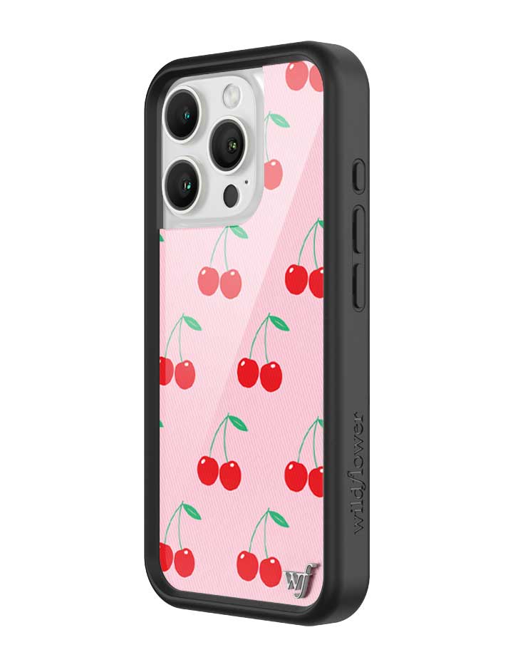 Wildflower Pink Cherries iPhone 16 Pro Case