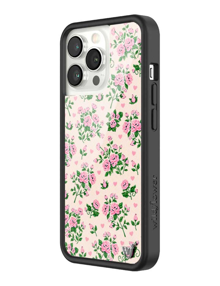 Wildflower iPhone case 13 Pro Pinky Promise Roses Pink Cute