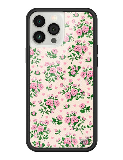 Wildflower iPhone case 13 Pro Max Pinky Promise Roses Pink Cute