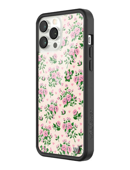 Wildflower iPhone case 13 Pro Max Pinky Promise Roses Pink Cute