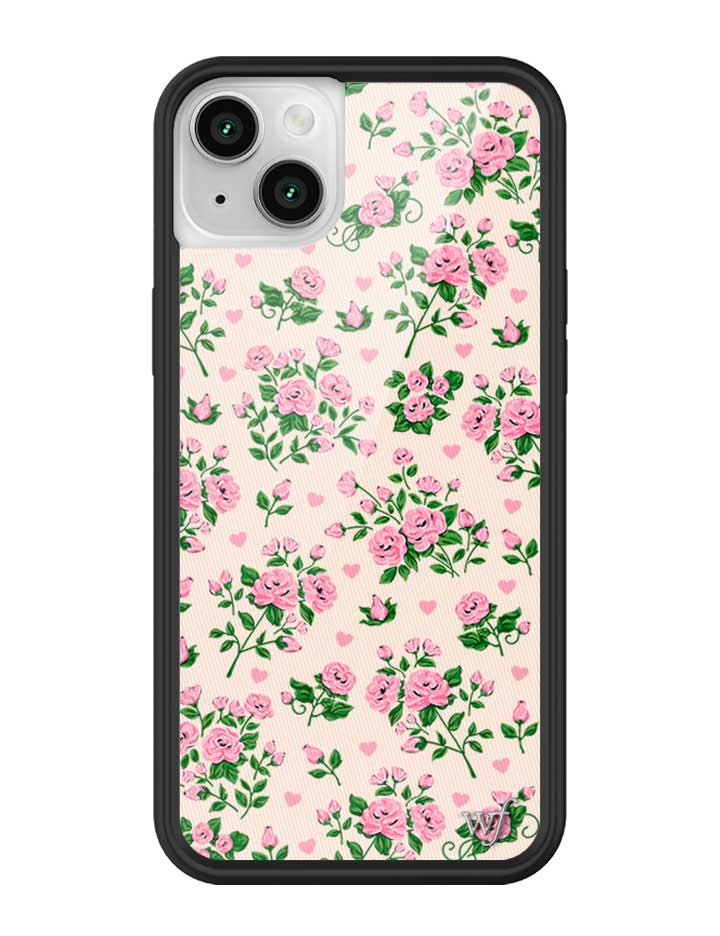 Wildflower iPhone case 14 Pinky Promise Roses Pink Cute