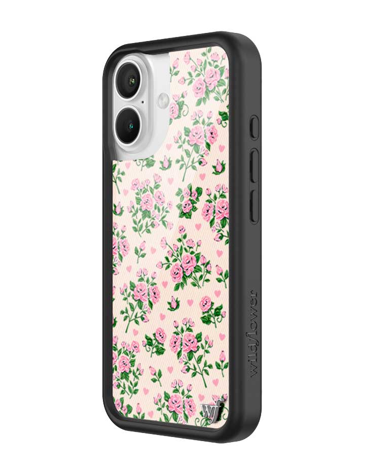 Wildflower iPhone case 16 Pinky Promise Roses Pink Cute